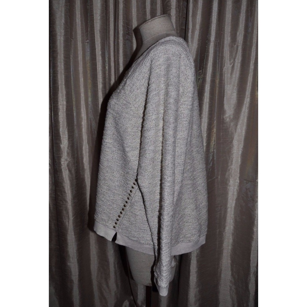 LUCKY LOTUS Studded Metallic Pullover Top - Picture 6 of 8